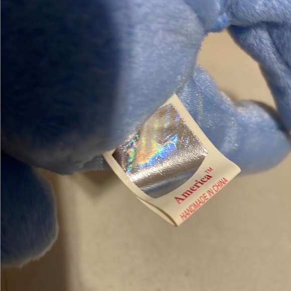 Vintage Ty Beanie Babies America The Blue Bear Plush 2001 In Memory Of 9/11 - Picture 4 of 4